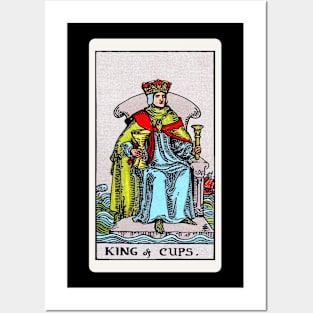 Card #49 - King Of Cups - Rider Waite Smith Tarot Posters and Art